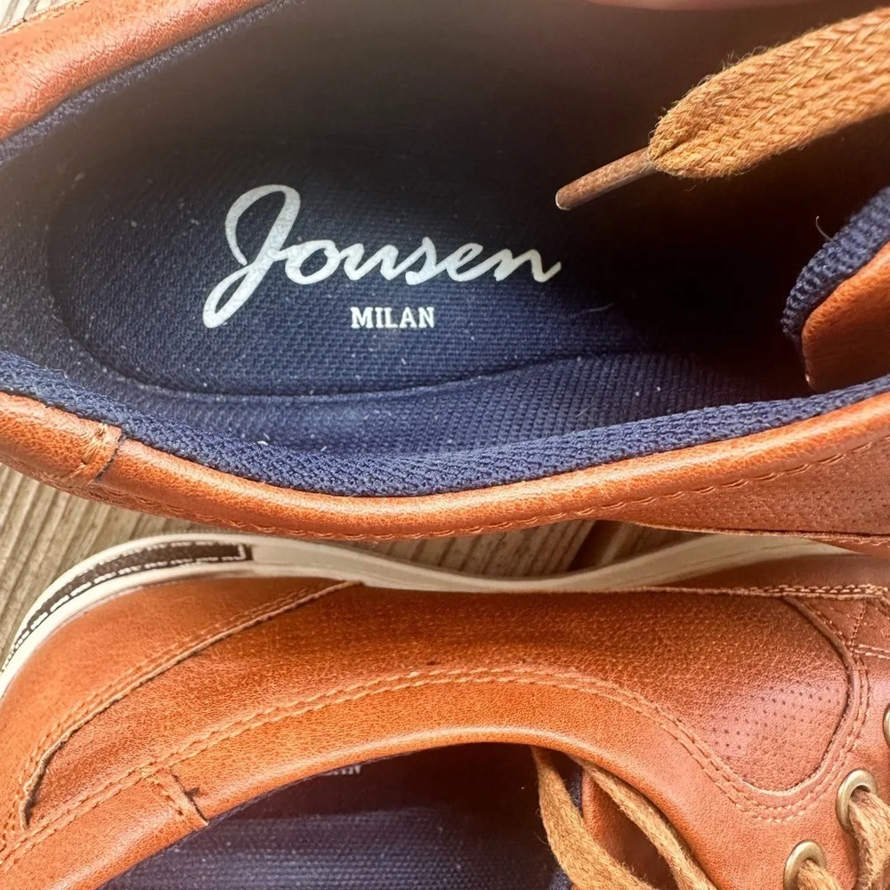 Jonsen Tan Leather Oxfords for Men